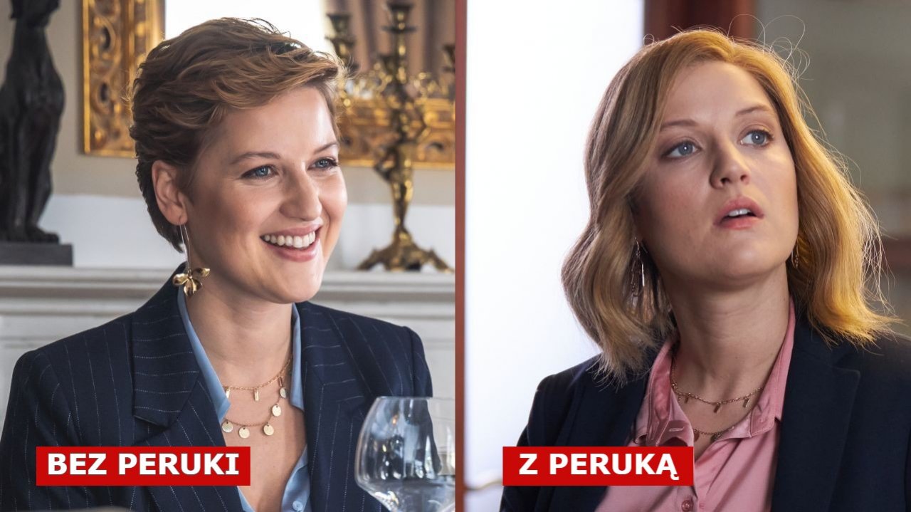 Aleksandra Domańska przeszła metamorfozę do serialu "Mecenas Porada". Ścięła włosy na pixie cut. Widać, że nosiła perukę?