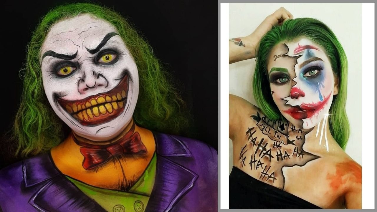 Makijaż Joker - zobacz przykład makijażu nie tylko na Halloween!
