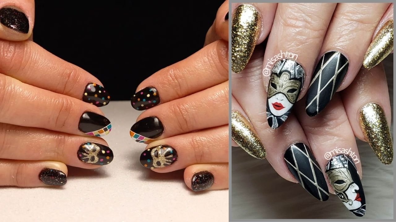 #carnivalnails - paznokcie karnawałowe. Oto wystrzałowe stylizacje!