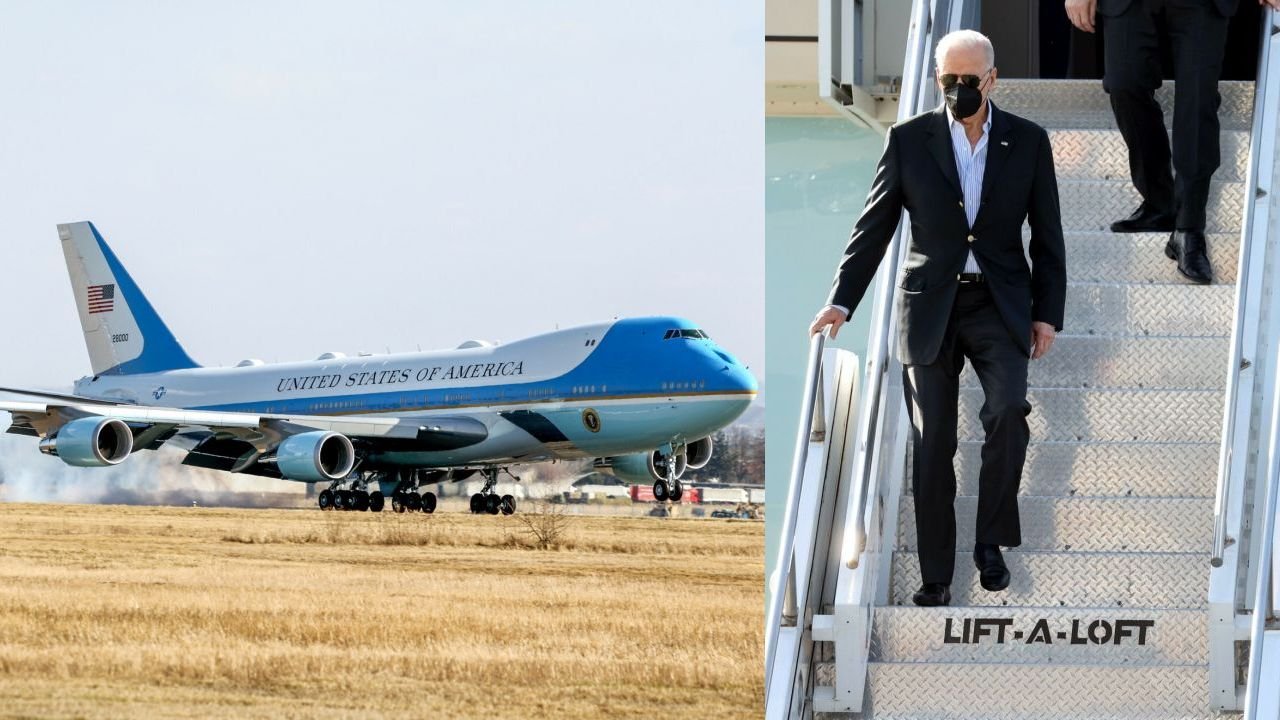 Joe Biden wylądował w Polsce. Jego Air Force One ma 370 m2, kilka sypialni i 2 kuchnie. Pomieścił też opancerzoną limuzynę - Bestię