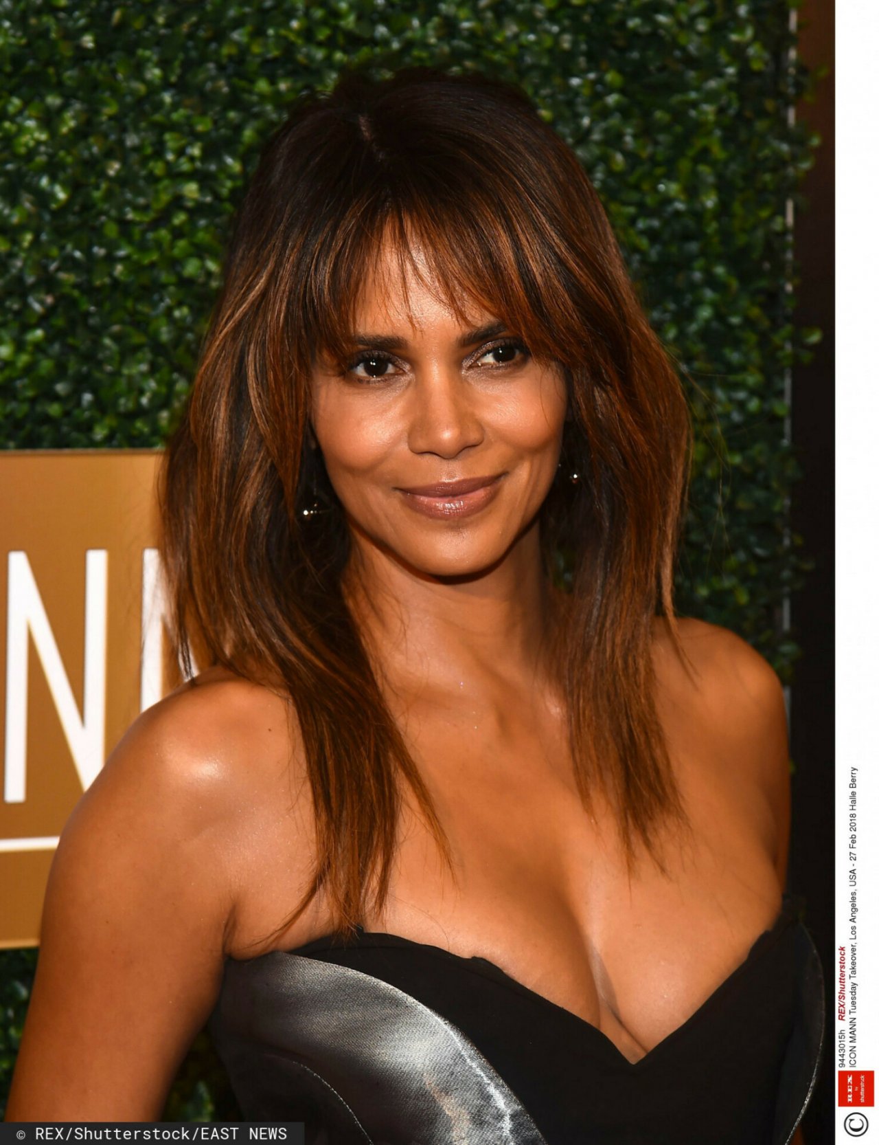 Halle Berry w rozpuszczonych włosach