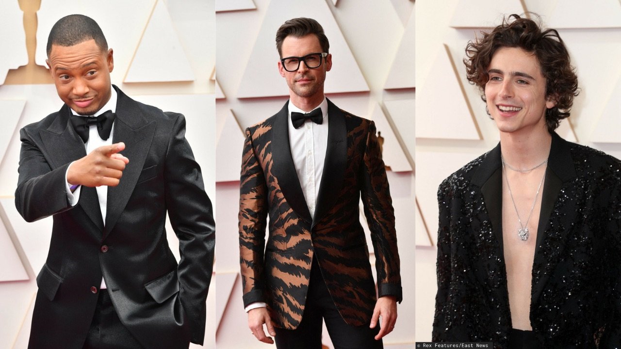 Oscary 2022: męskie stylizacje! Które gwiazdy zrobiły największe wrażenie?