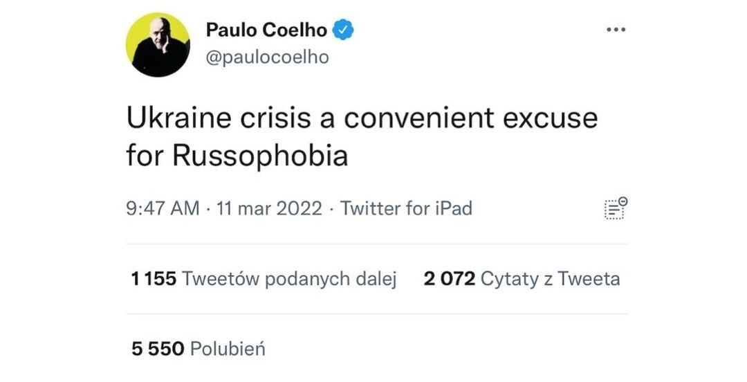 Paulo Coelho, Twitter