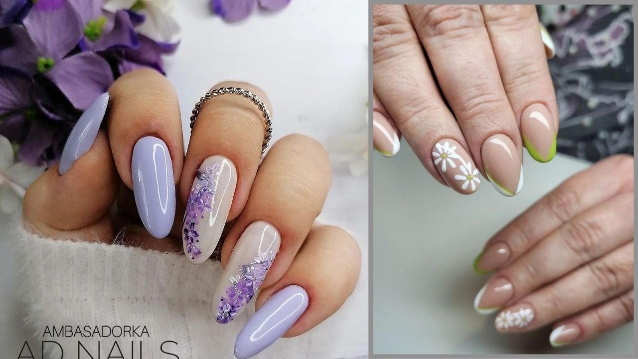 #flowersnails - paznokcie z motywem kwiatów. Oto najlepsze stylizacje na wiosnę 2022!