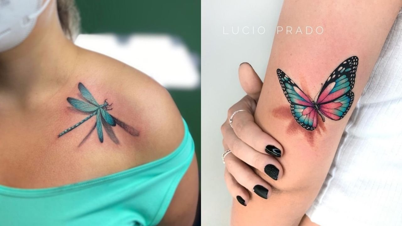 Oryginalne tatuaże 3D - małe i większe wzory nie tylko dla kobiet