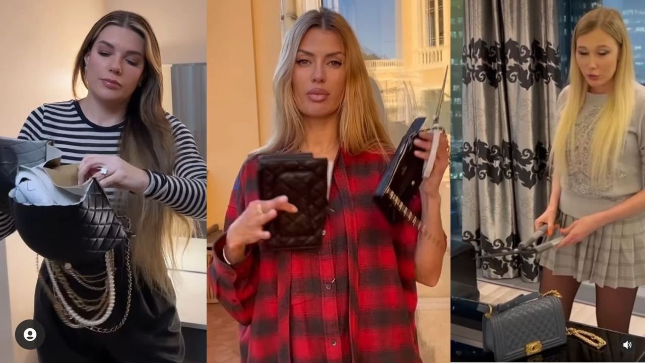 Rosyjskie Instagramerki niszczą torebki Chanel z powodu sankcji. "To poniżanie ludzi"