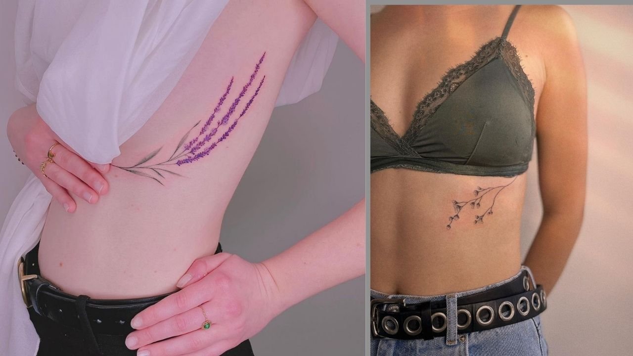 #ribstattoo - tatuaże na żebrach. To jedno z najpopularniejszych miejsc wśród kobiet na tatuaż! Zobacz najlepsze stylizacje!
