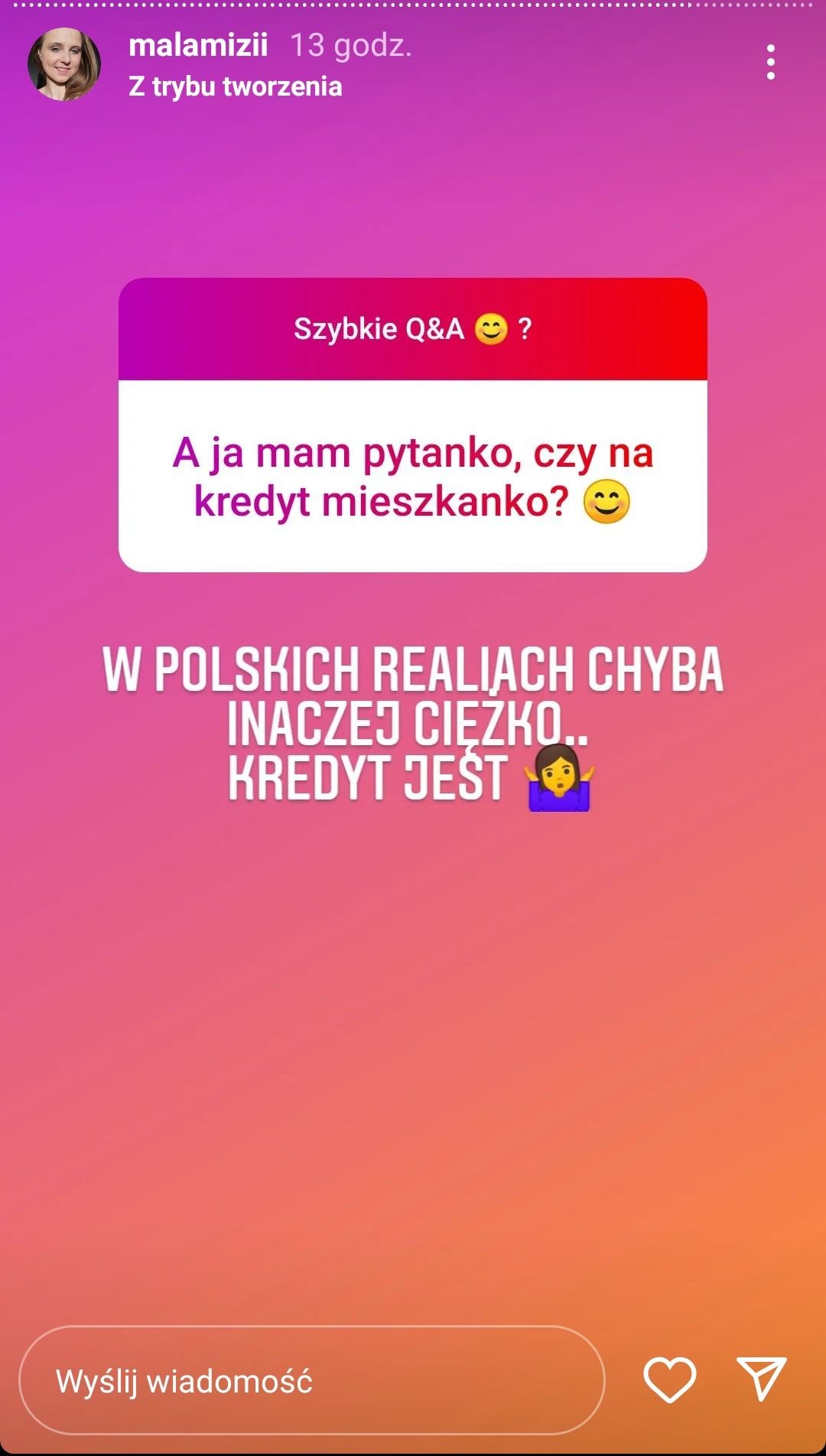 Agnieszka Miezianko, Instagram
