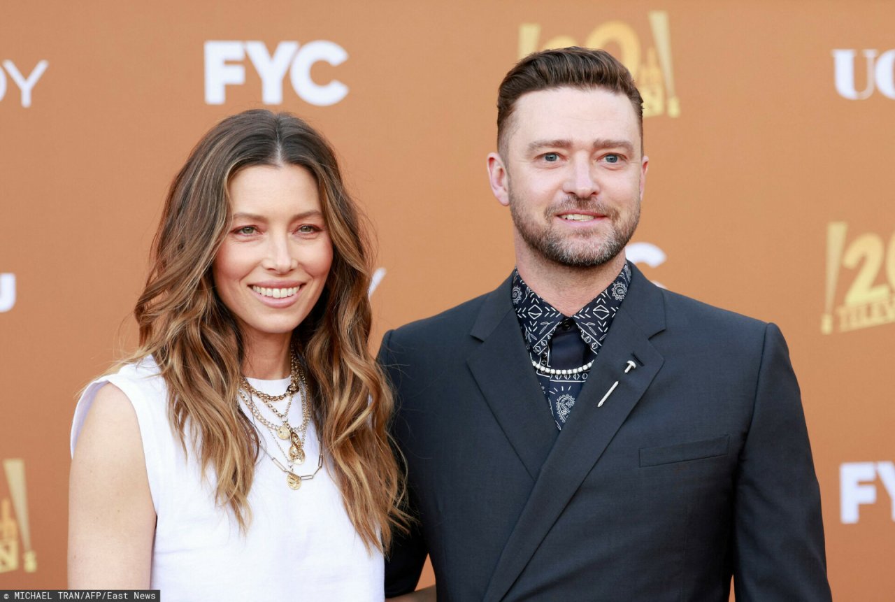 Jessica Biel i Justin Timberlake na premierze serialu "Candy"