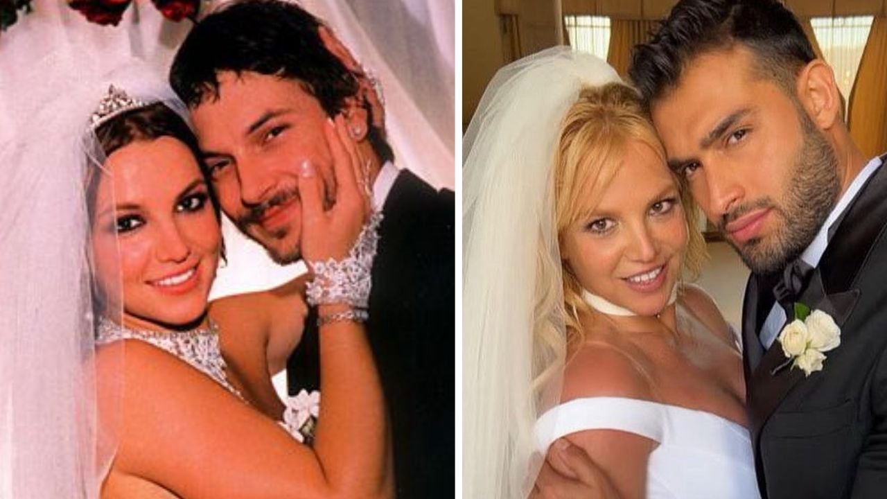 Britney Spears wychodziła za mąż trzy razy. Porównujemy jej suknie ślubne!