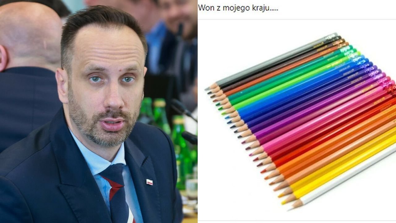 Janusz Kowalski oburzony kolorowymi kredkami! Internauci tworzą memy na temat posła Solidarnej Polski!