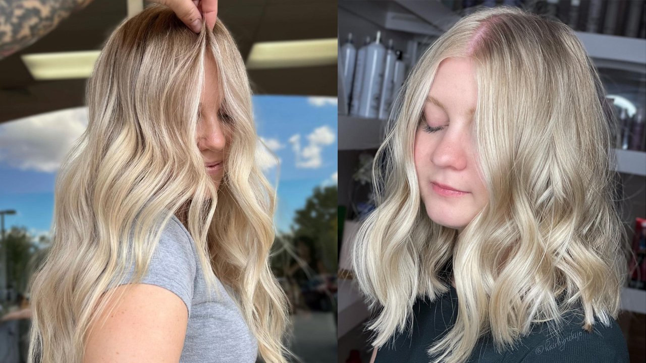 Maślany blond - trendy na lato 2022! Zobacz, jak prezentuje się na modnej fryzurze long bob, na falach i nie tylko!