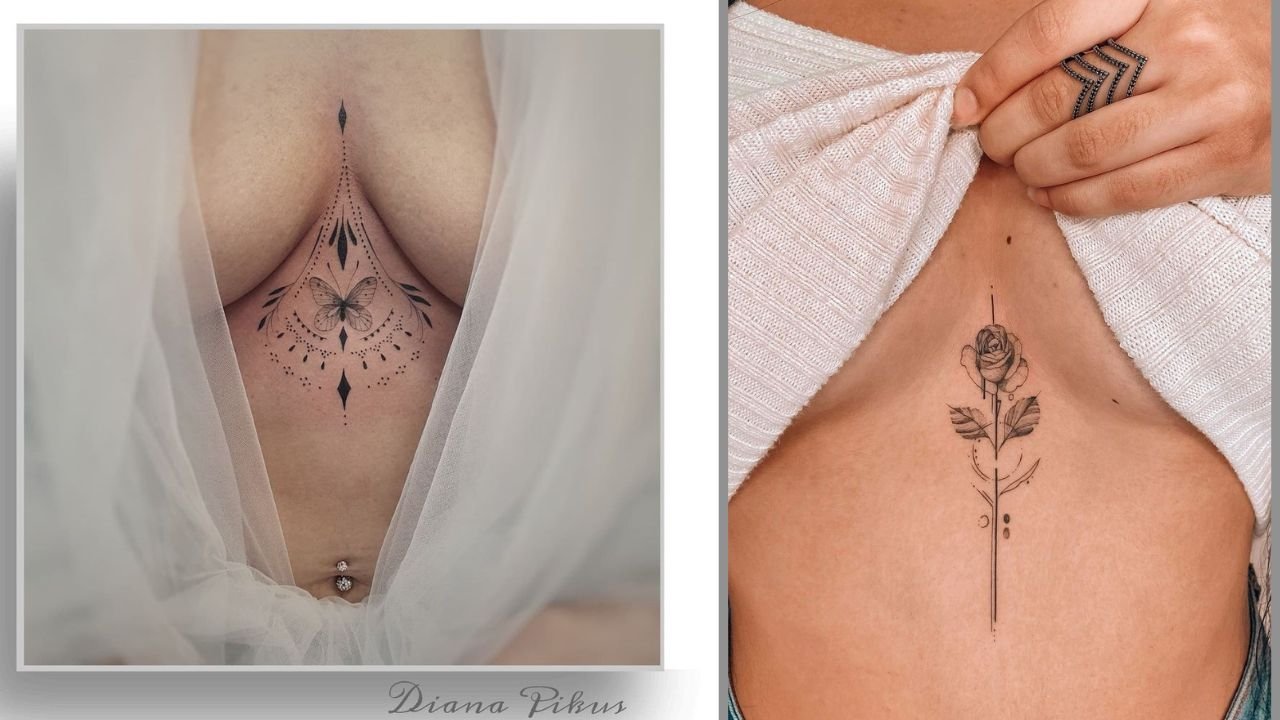 Tatuaże między piersiami: kobiece, sensualne i piękne! Zobacz najpiękniejsze projekty!