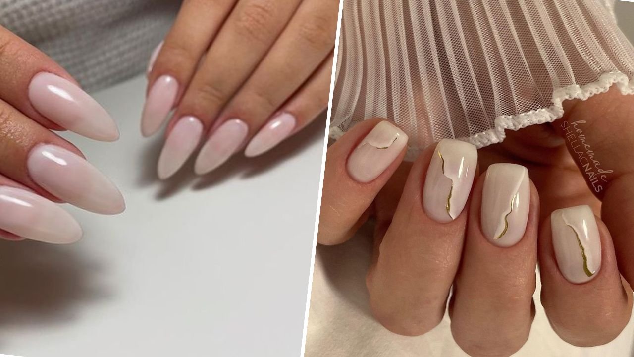 Paznokcie milky nails - to nowy gorący trend w stylizacji! Zobacz najpiękniejsze paznokcie!