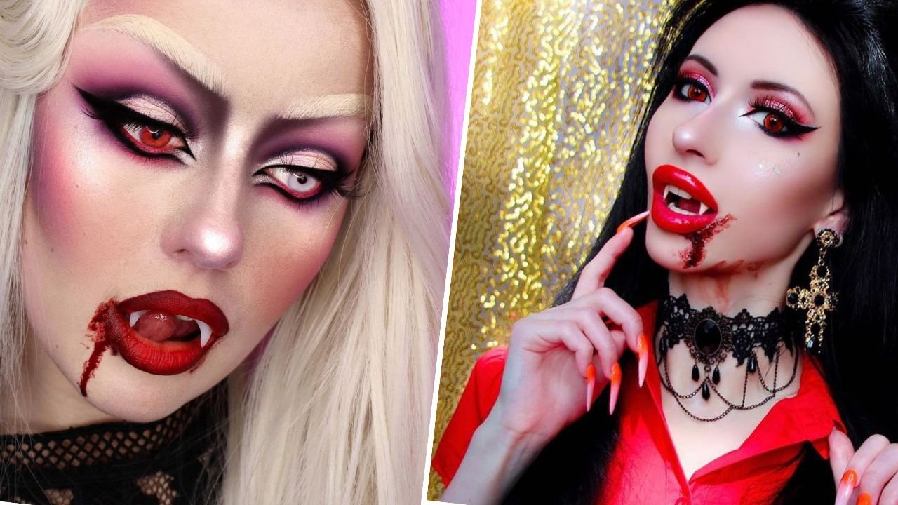 Makijaż na Halloween 2022 - wampirzyca. Zobacz wskazówki i najlepsze inspiracje!