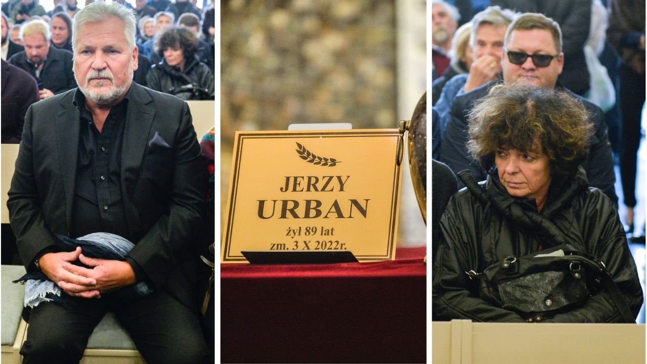 Pogrzeb Jerzego Urbana. Rodzina i przyjaciele pożegnali redaktora naczelnego "Tygodnika Nie". Uroczystość zakłócił protest