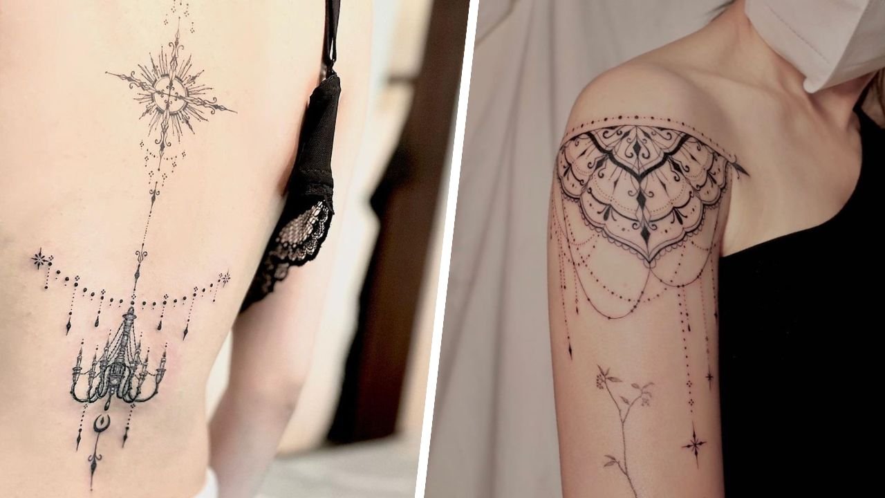 #ornamentttatoo - to jedna z najpiękniejszych kobiecych technik tatuowania! Zobacz najlepsze projekty!