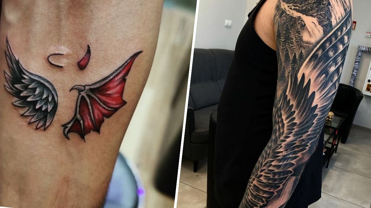Tatuaż skrzydło - na ręce, plecach i kostce! Zobacz najlepsze projekty!