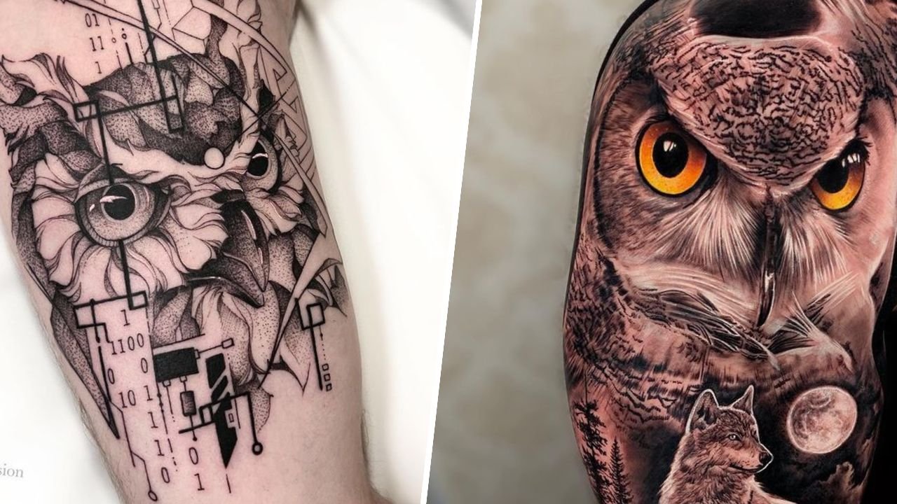 Tatuaże sowy - to piękny i wieloznaczny wzór dla wszystkich! Zobacz 15 najmodniejszych motywów