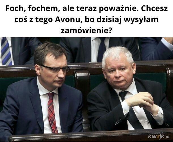 Mem Kaczyński i ZIobro w łąwach sejmowych chcesz coś z avonu