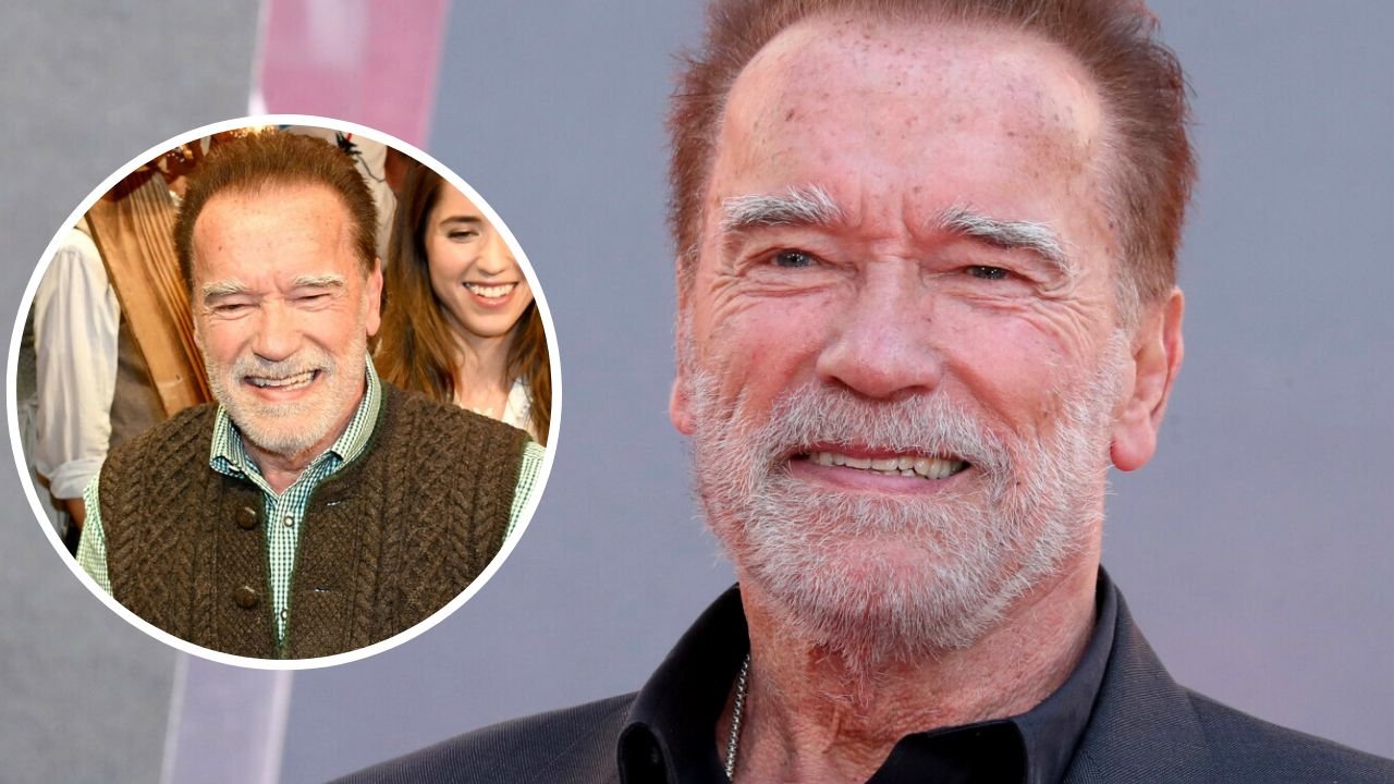 Arnold Schwarzenegger pokazał córkę! Promienieją nad pętem kiełbasy i gigantycznym preclem