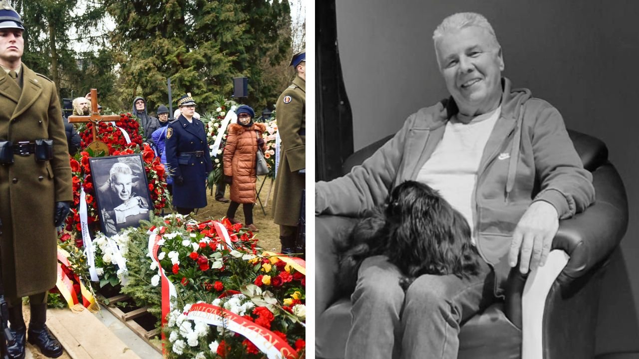 Na pogrzebie Emiliana Kamińskiego był jego pies! Żona aktora zabrała go, by pupil osobiście pożegnał się ze swoim panem