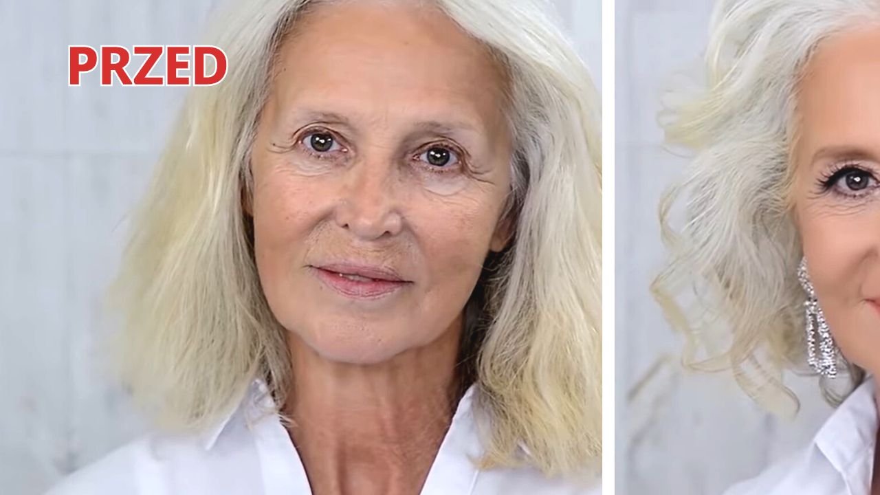 60-latka i jej metamorfoza, dzięki której poznasz sekrety odmładzającego makijażu!