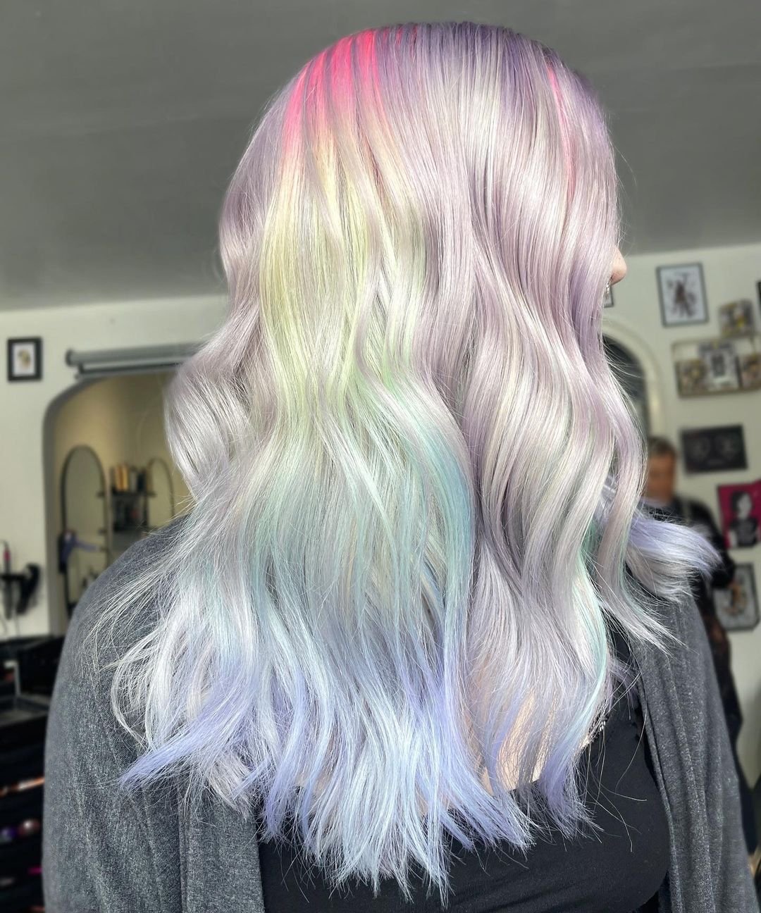popielaty blond i pastelowe odcienie