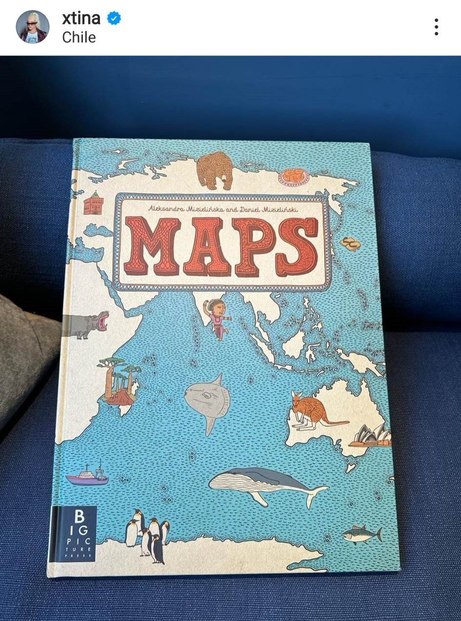 Książka "Mapy" w wersji anglojęzycznej