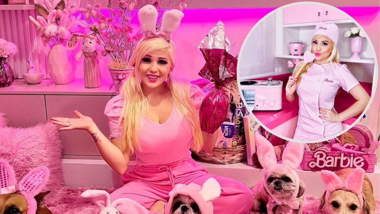 Bruna wygląda i żyje jak Barbie. W jej domu WSZYSTKO jest różowe!
