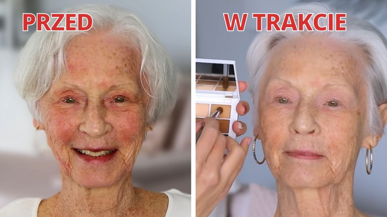 Fenomenalna, makijażowa metamorfoza 78-letniej kobiety! Odmłodniała o 30 lat!