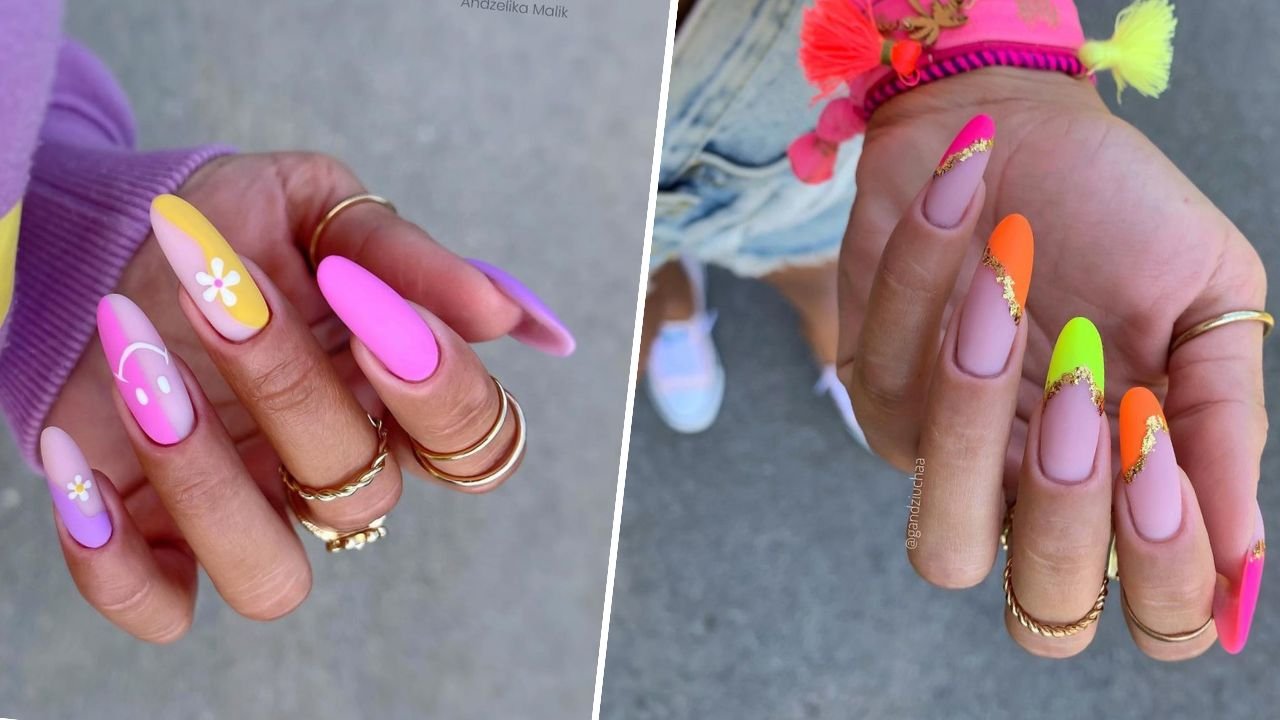 Kolorowe paznokcie - wiosenne i piękne! Zobacz najlepsze stylizacje!