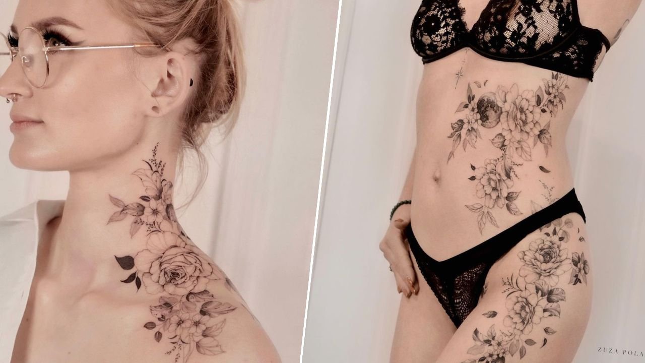 Kwiatowe tatuaże - piękne i kobiece! Zobacz najmodniejsze projekty!