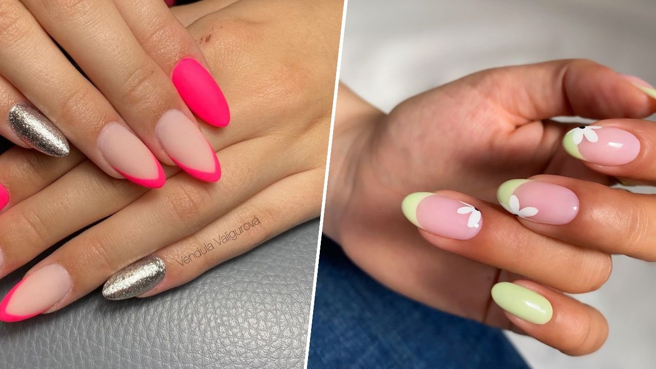 Kolorowy french manicure - wiosenny i piękny! Zobacz 15 najlepszych stylizacji!