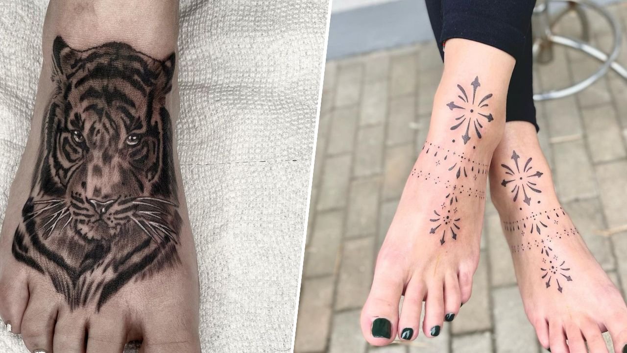 #foottattoo - tatuaż na stopie. Zobacz piękne i modne wzory!