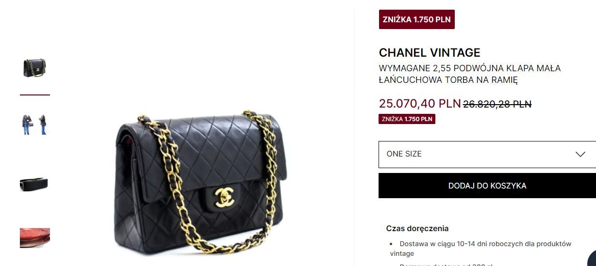 czarna torebka Chanel