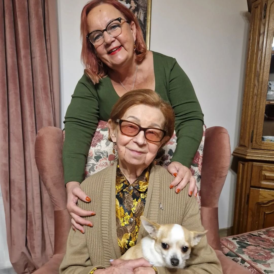 Izabela Zeiske z mamą