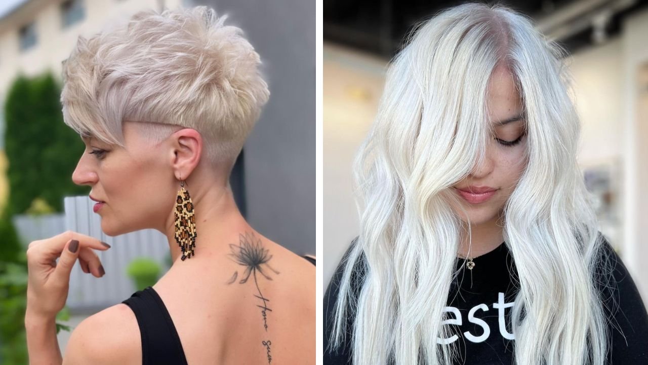 Platynowy blond — najświeższe propozycje na lato 2023. Pixie cut, shaggy hair i nie tylko!