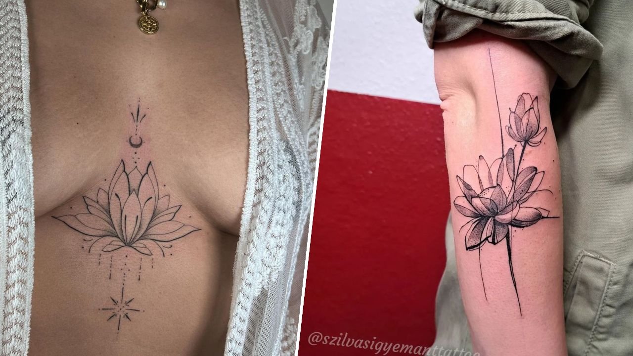 Tatuaż kwiat lotosu - piękny i ponadczasowy! Zobacz wspaniałe inspiracje!