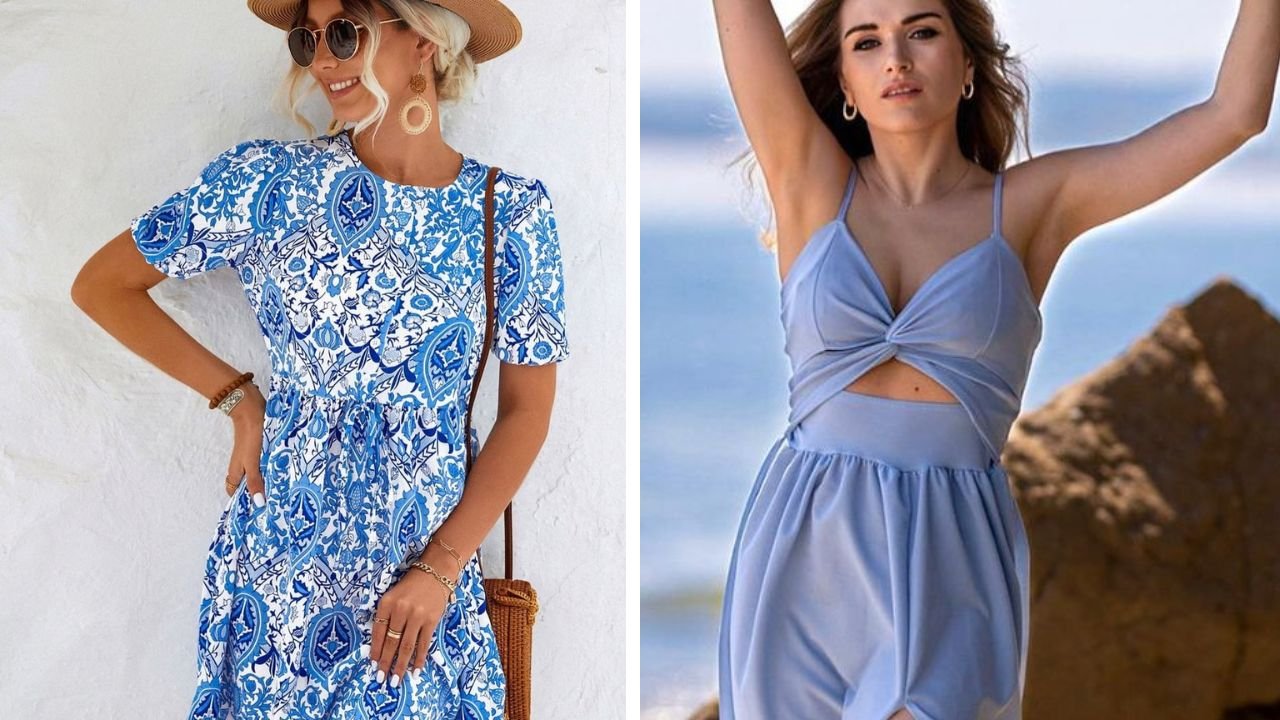 Niebieska sukienka to hit na lato 2023! Zobacz 15 modnych propozycji