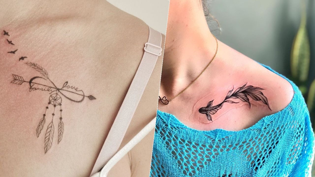 Tatuaże na obojczyku - oto 15 najlepszych rozwiązań 2023 roku!