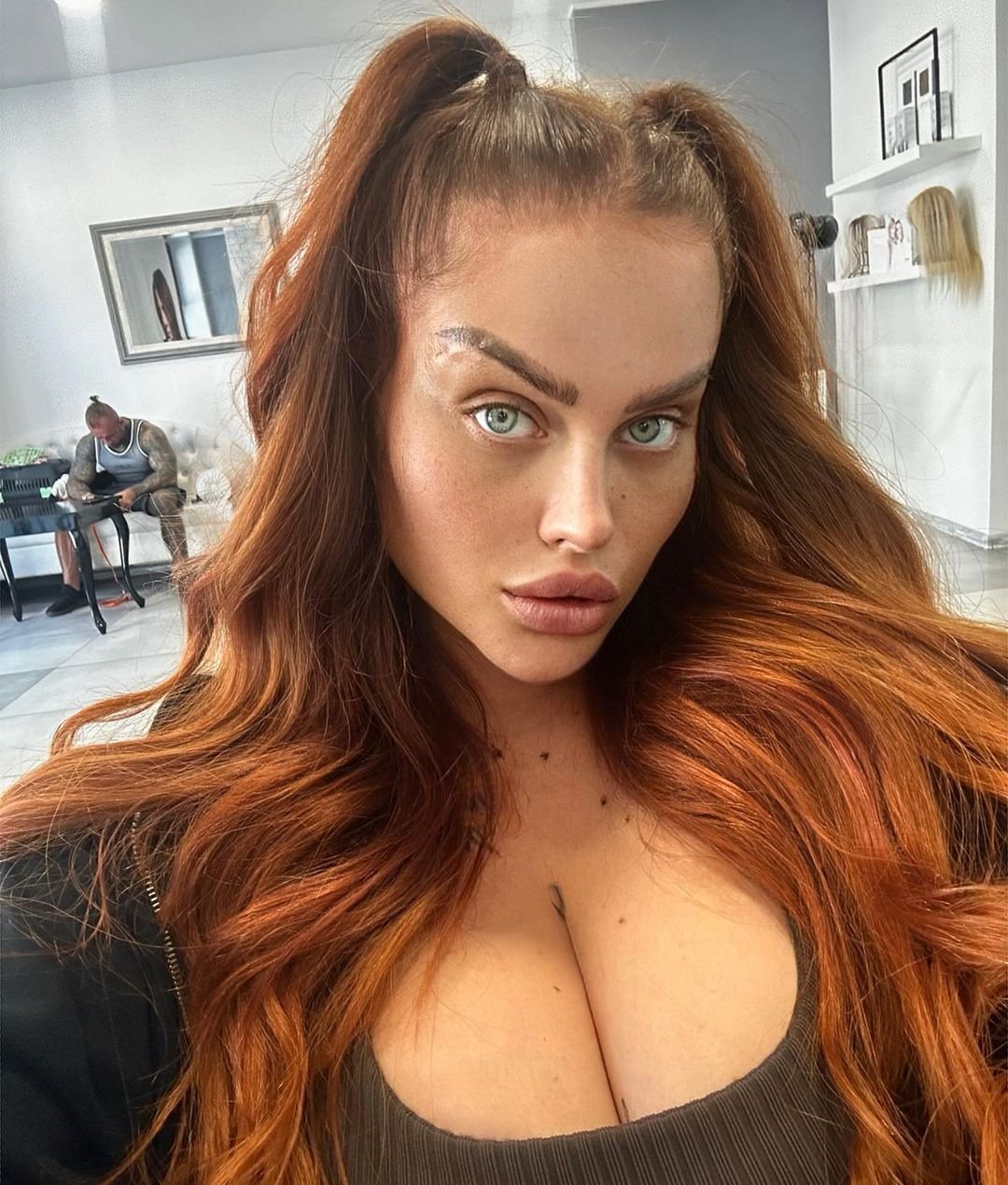 Ewelina Kubiak, rude włosy