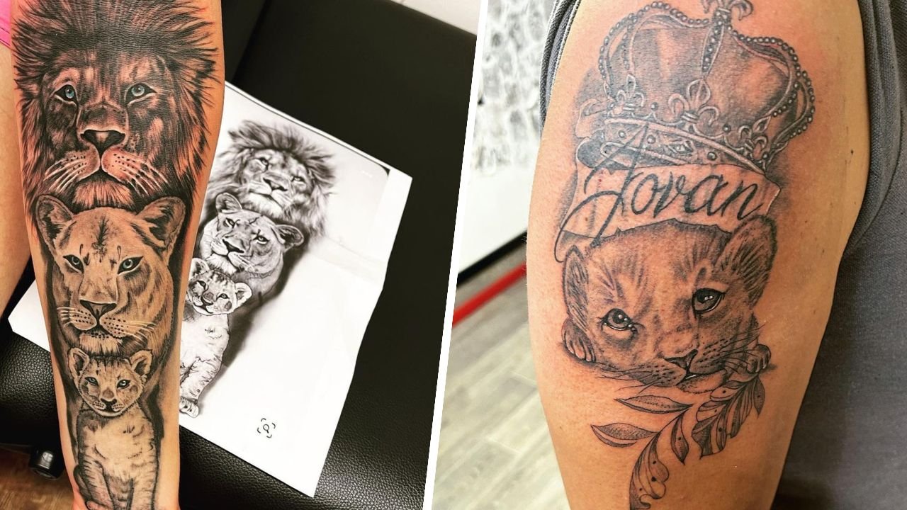 #liontattoo - tatuaż lwa. To trend na 2023 rok! 15 najpiękniejszych przykładów tatuaży lwa