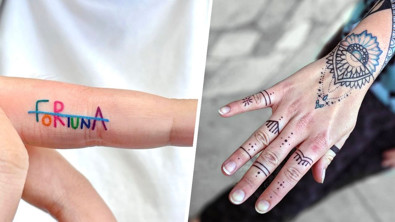 Najpiękniejsze tatuaże na palcach. Pokazujemy zbiór idealny dla kobiet!