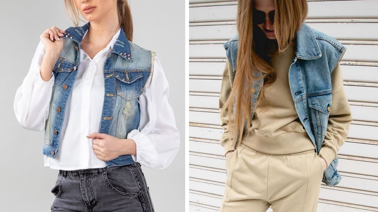 Kamizelka jeansowa to modowy hit! 15 stylizacji w trendach na jesień 2023