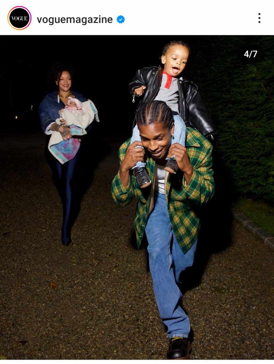 Rihanna i ASAP Rocky z dziecmi