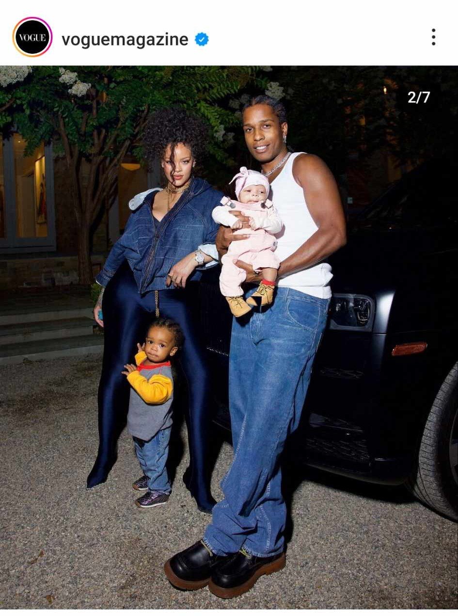 Rihanna i ASAP Rocky z dziećmi