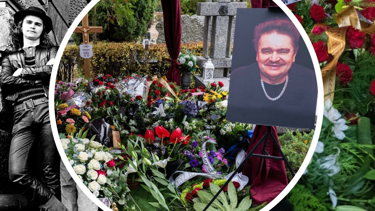 Tak wygląda grób Wojciecha Kordy. Córka nie przyszła na pogrzeb, lecz przysłała wzruszające pożegnanie