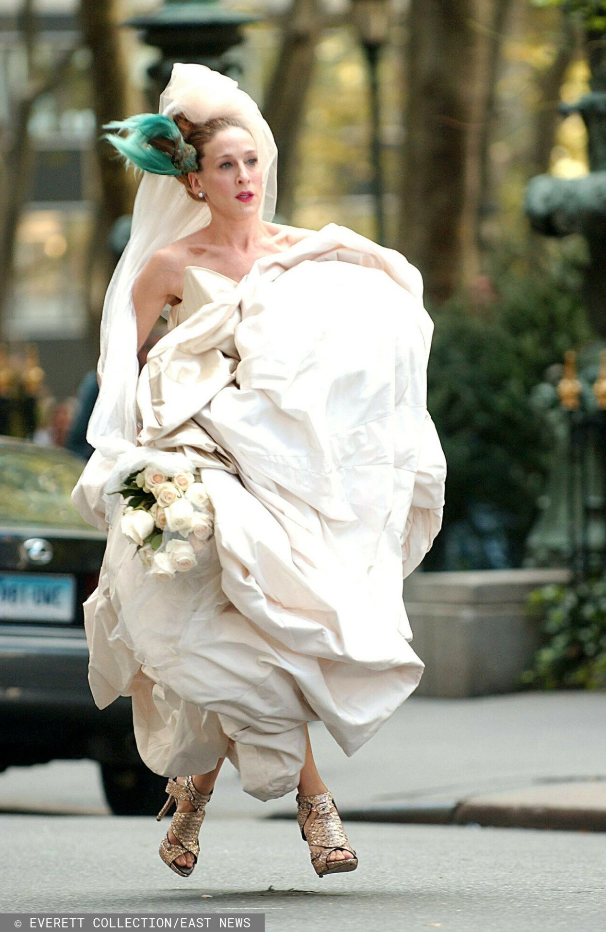 Sarah Jessica Parker, suknia ślubna