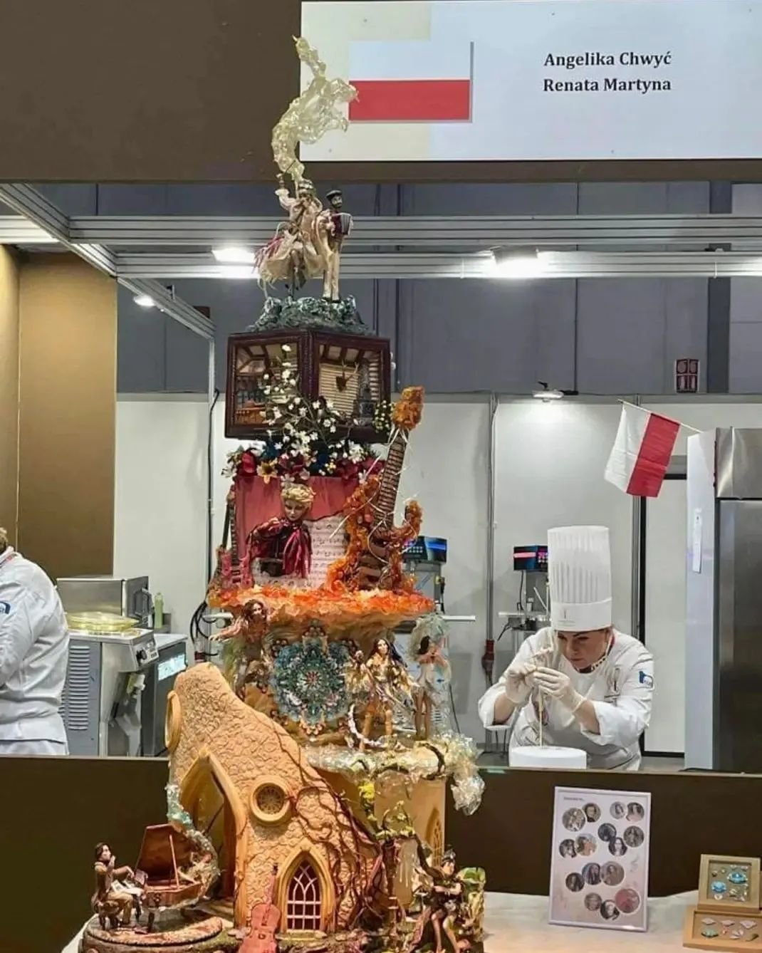 tort kobiety flaga Polski